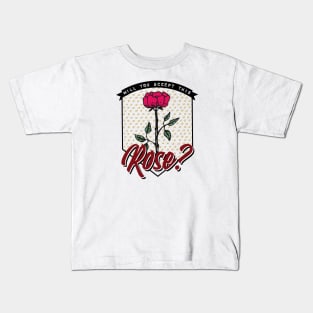 Will you accept this rose? Kids T-Shirt